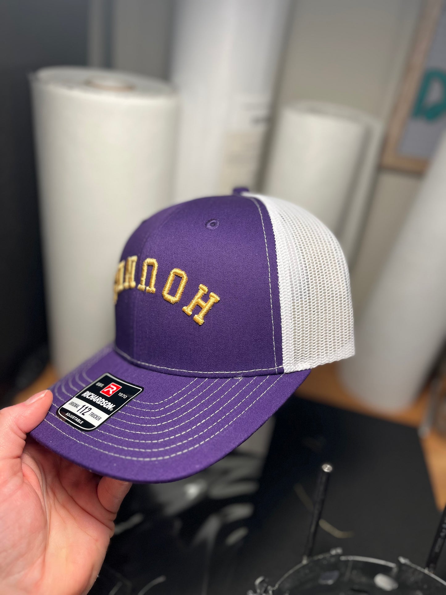 Upside Down Curve 3d Embroidered Hat