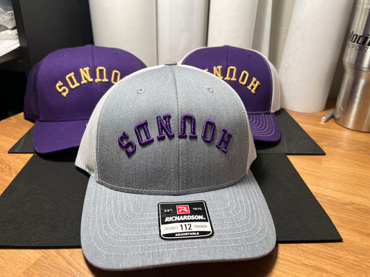 Upside Down Curve 3d Embroidered Hat