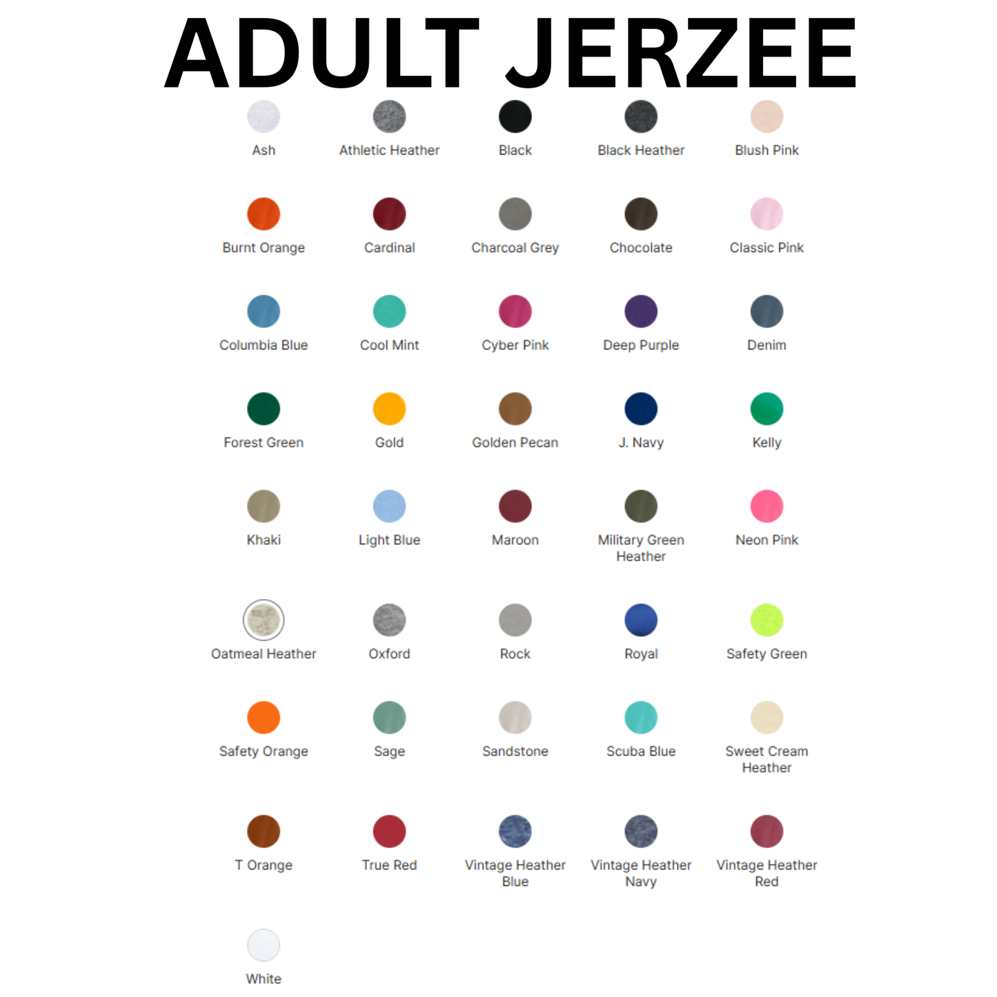 Outline font with overlay embroidered crew