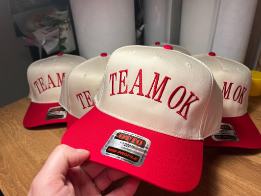Custom Curved Text Otto trucker hat