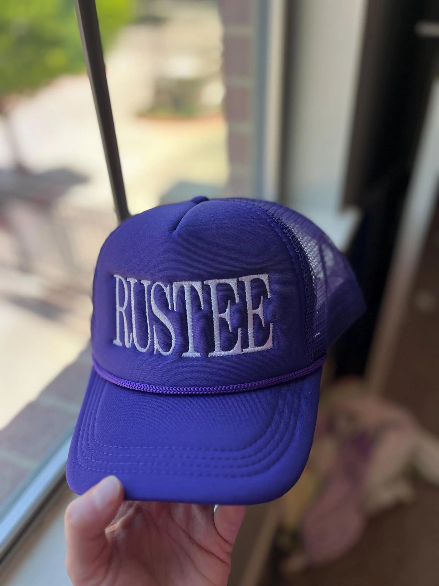 Custom Tall Text foam trucker hat