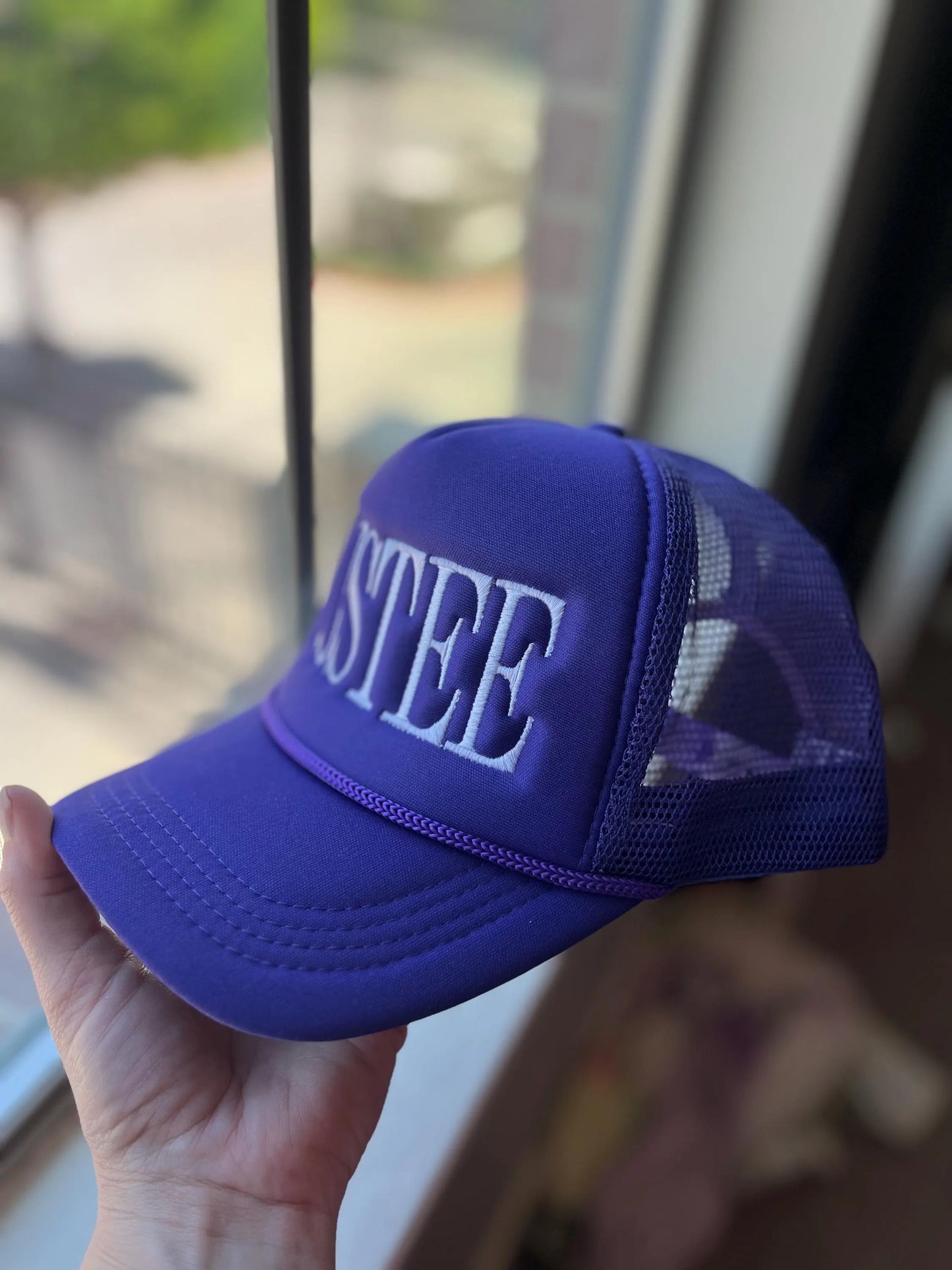 Custom Tall Text foam trucker hat