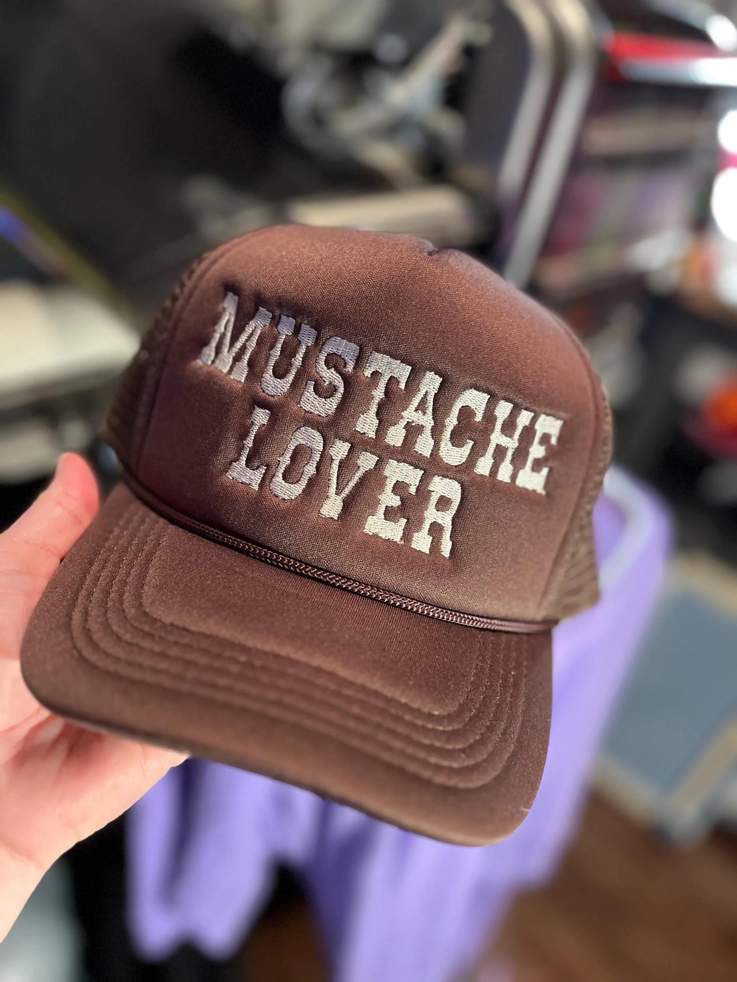 Mustache Lover Foam Trucker Hat