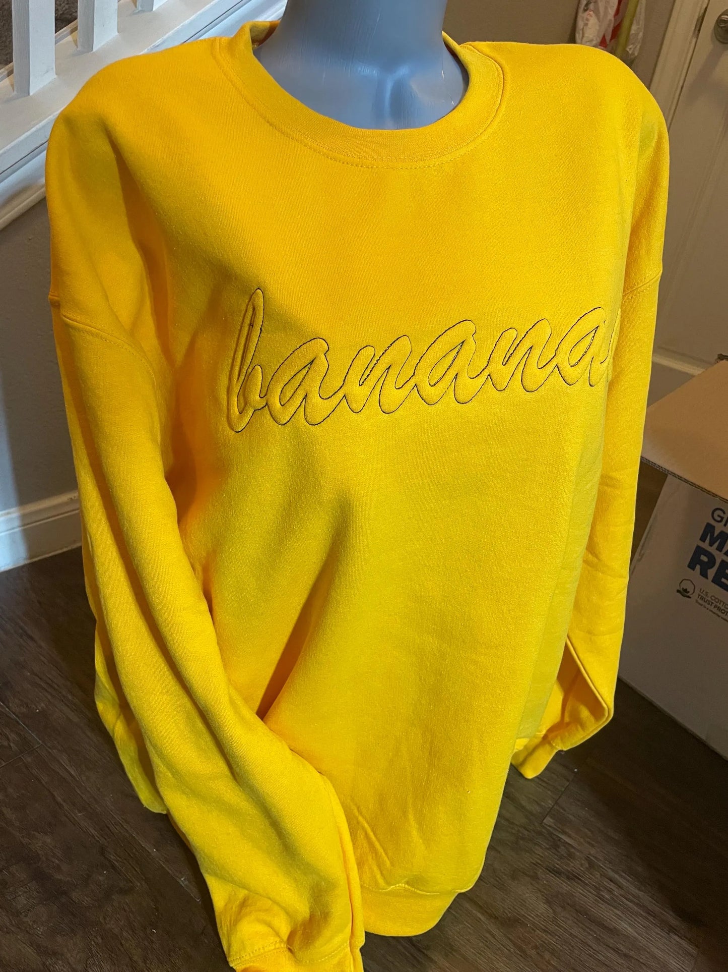 Custom 3D Script Embossed Embroidery