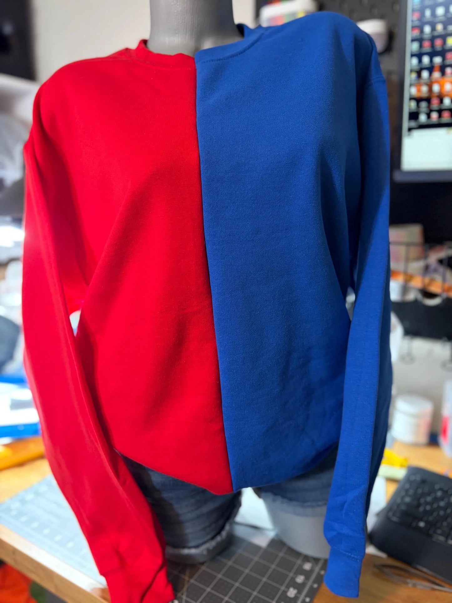 Split Color Sweatshirts