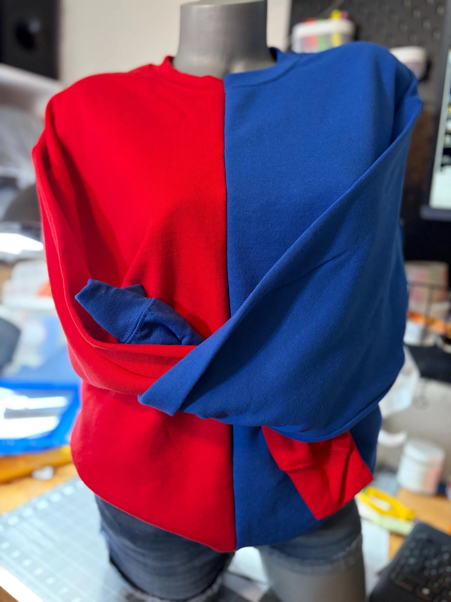 Split Color Sweatshirts