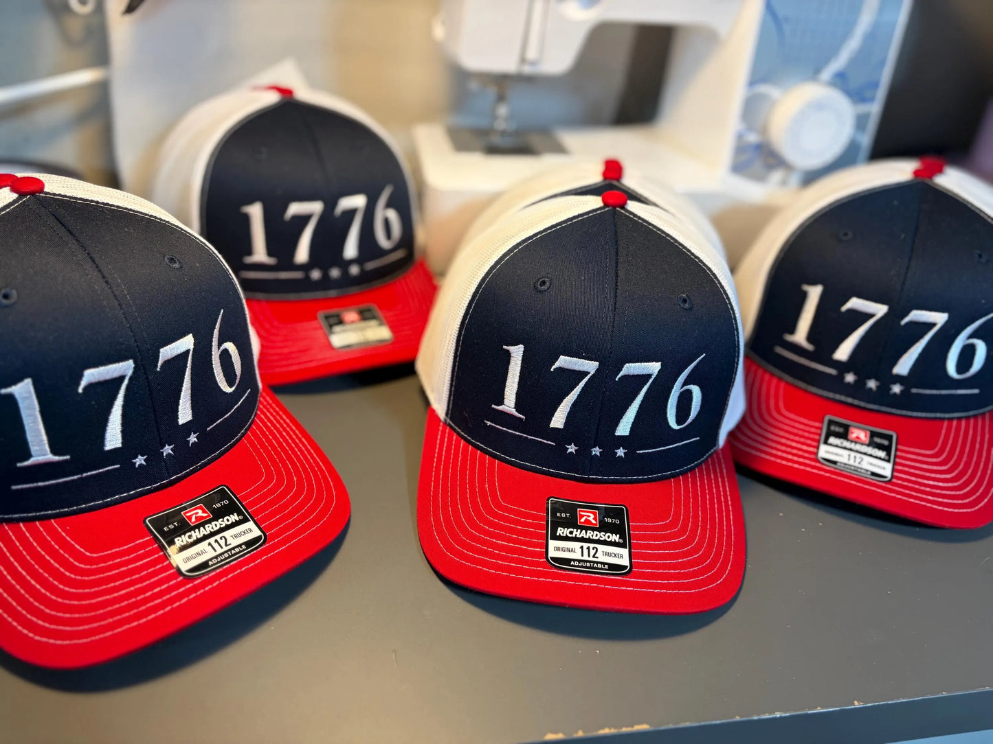 1776 embroidered Richardson 112 hat