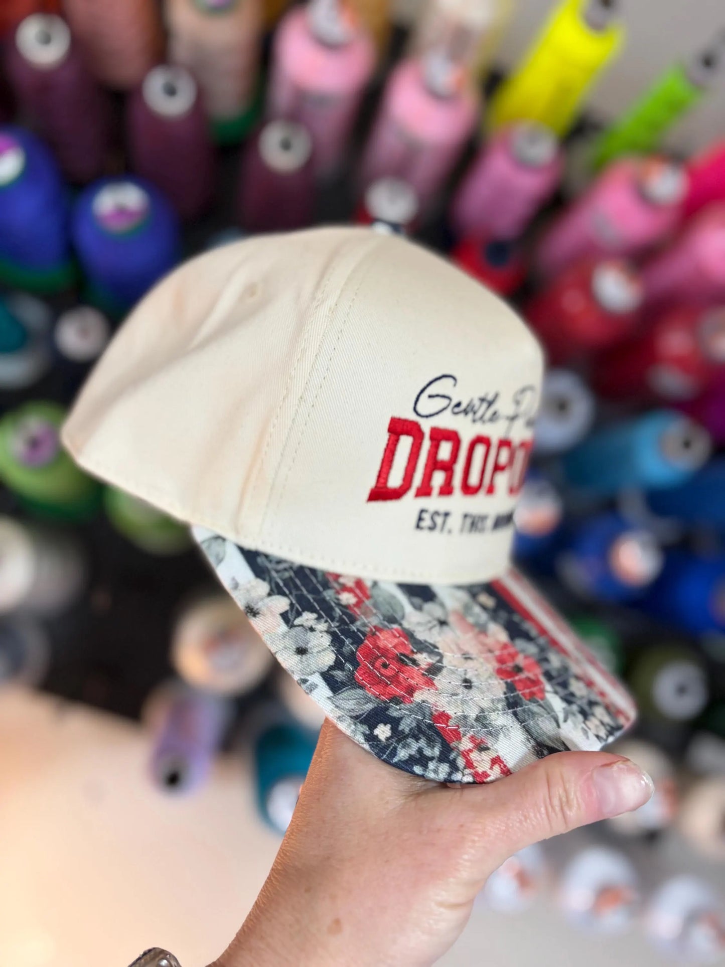 Gentle Parenting Dropout floral bill hat