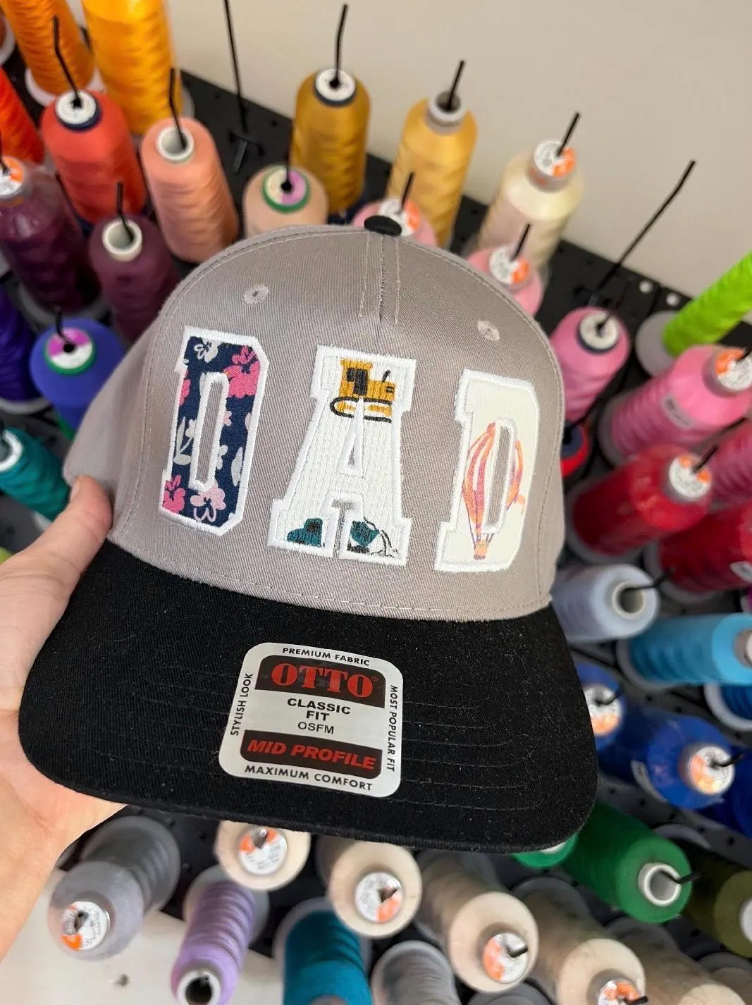 Dad baby blanket - clothes appliqué hat