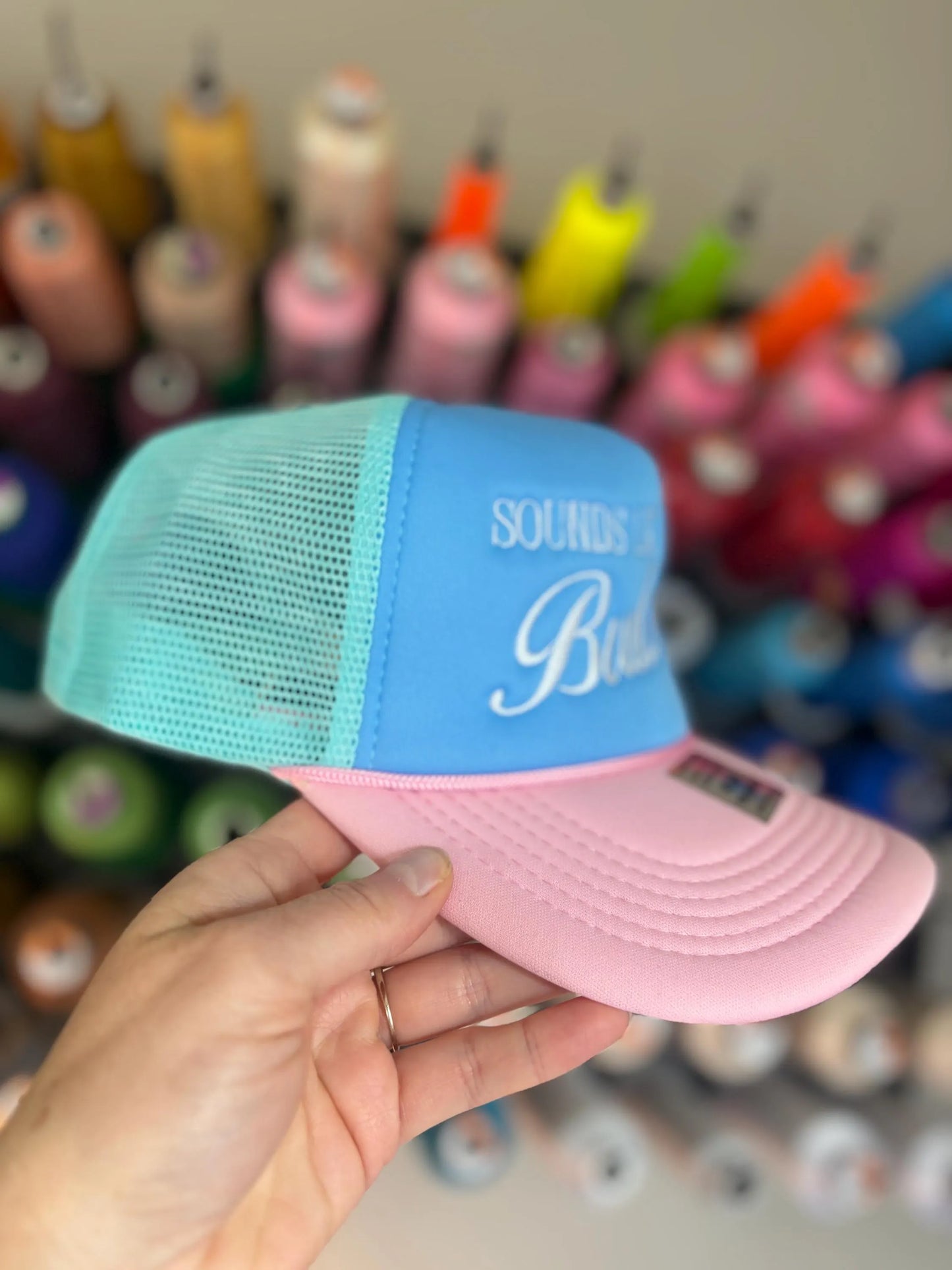 Sounds Like Bullshit To Me foam trucker hat