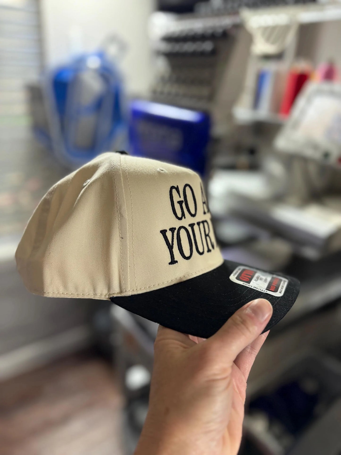 Go Ask Your Dad embroidered hat
