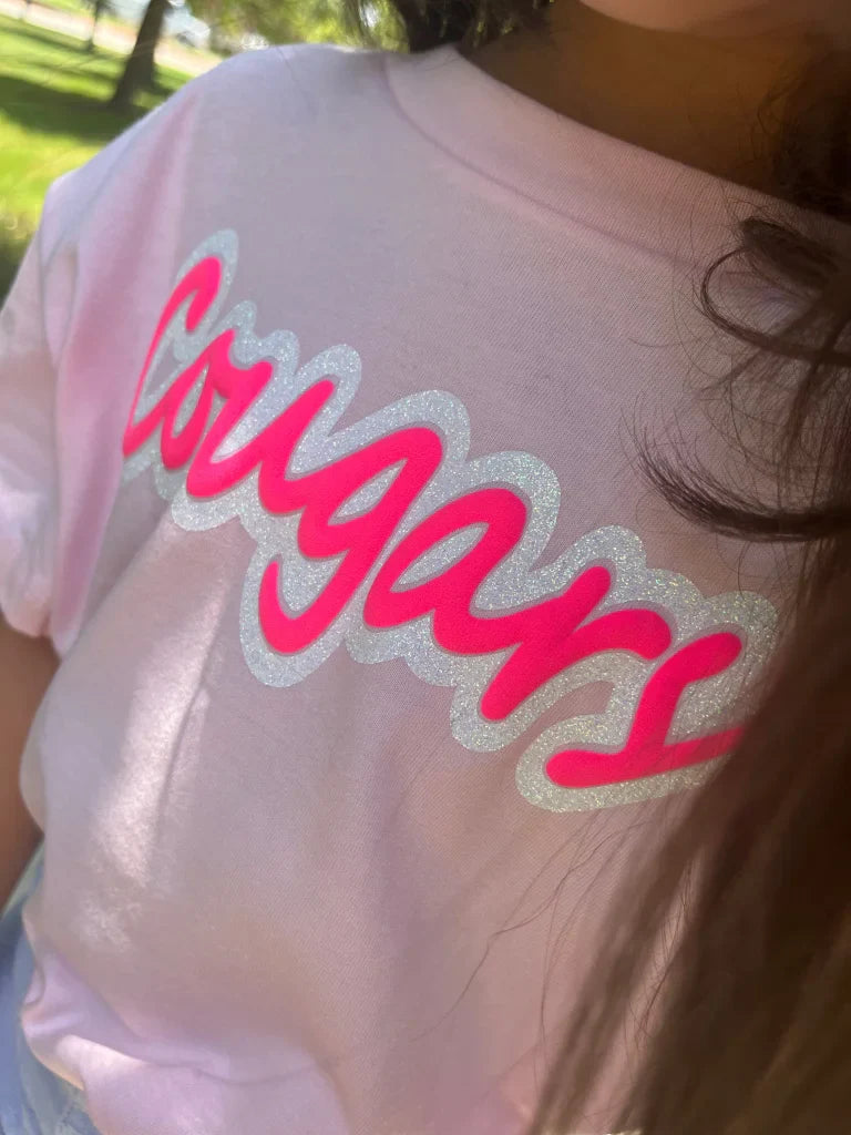 Mascot Glitter Puff Shirts